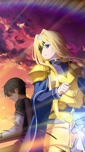 Alice and Eugeo from Sword Art Online Alicization 4K
