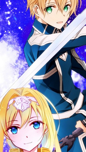 Alice and Kirito from Sword Art Online Alicization 4K