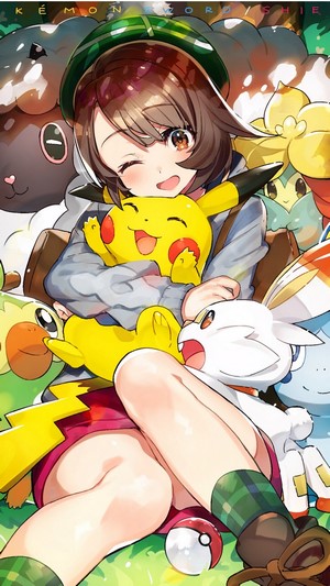 Wooloo, Pikachu, Scorbunny, Sobble, Grookey, Pokemon Sword and Shield, 4k