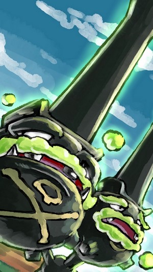 Galarian Weezing from Pokemon Sword and Shield 4K