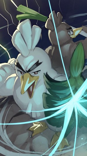 Sirfetch'd and Farfetch'd from Pokemon Sword and Shield 4K