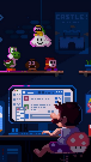 Mario, Pixel, Art, Digital Art, Nintendo, Computer, 4k