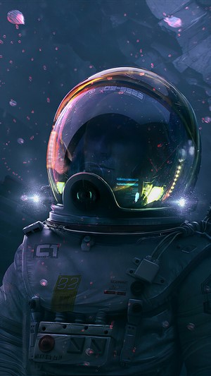 Astronaut, Digital Art, 4k