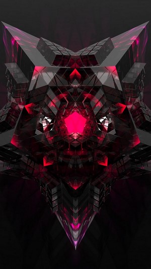 Abstract Star Digital Art 4K