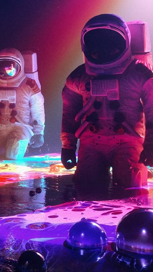 Astronaut, Digital Art, 4k