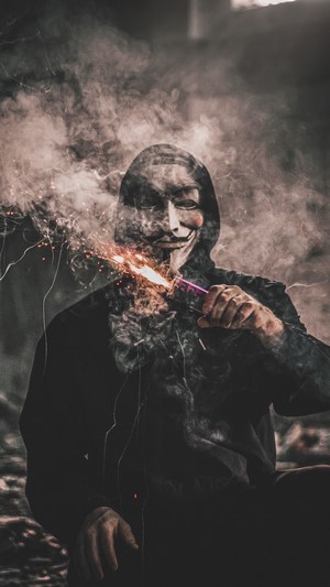 Anonymous, Mask, Photography, 4k