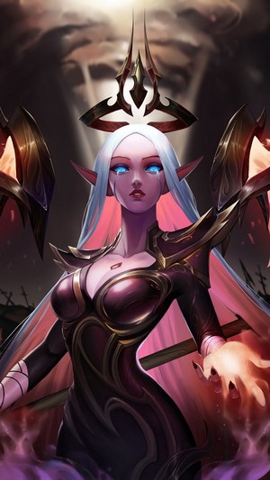 Nightbringer Soraka from LoL 4K