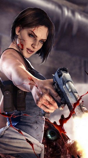 Jill Valentine, Resident Evil 3, Remake, 4k