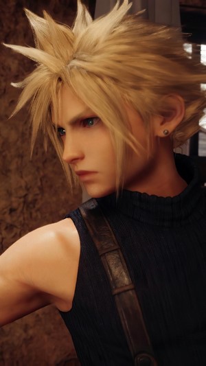 Cloud Strife from Final Fantasy 7 Remake 4K