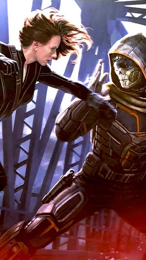 Black Widow vs Taskmaster from Marvel 4K