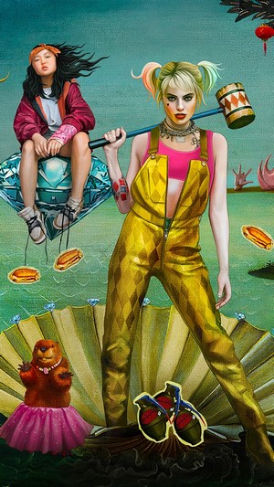 Harley Quinn and Cassandra Cain from Birds of Prey poster 4K