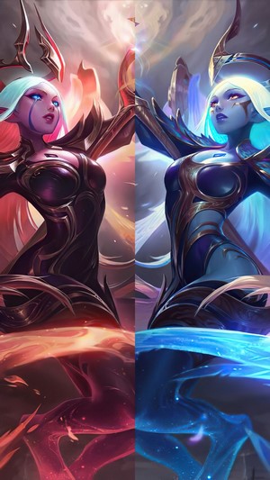 Soraka, Nightbringer, Dawnbringer, LoL, 4k