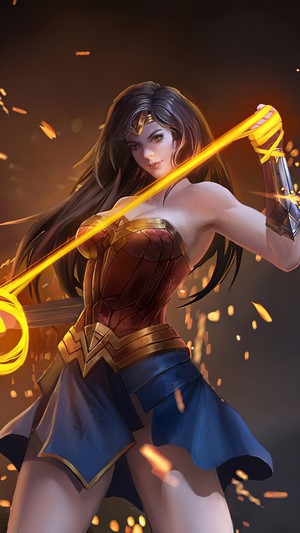 Wonder Woman with Lasso of Truth 4K