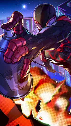Miles Morales from Spider-Man Into the Spider-Verse 4K