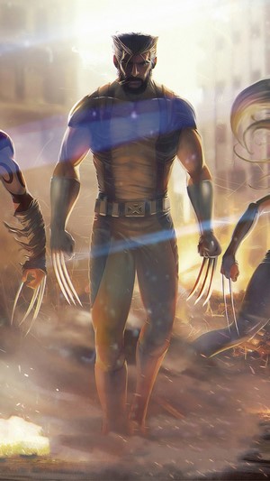 Wolverine and X-Men characters in 4K