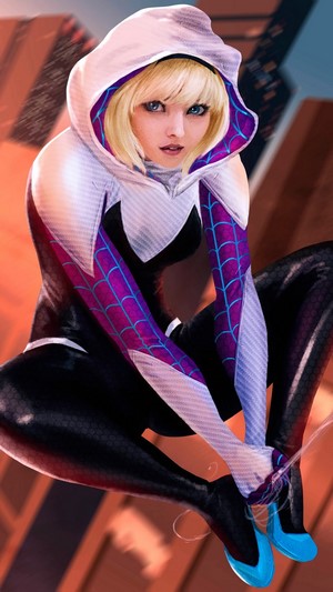 Spider-Gwen in 4K