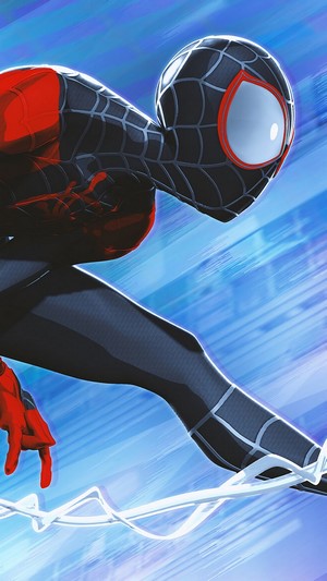 Miles Morales from Spider-Man Into the Spider-Verse 4K