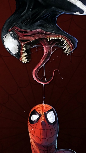 Spider-Man, Venom, 4k