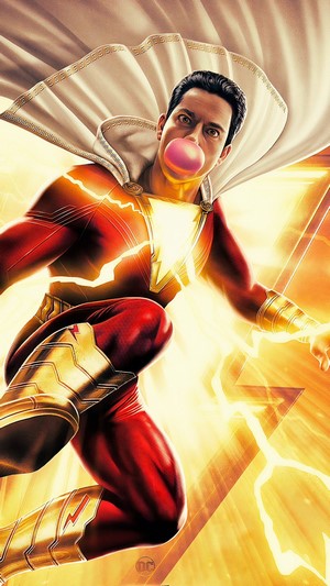 Shazam from DC Comics, Zachary Levi, 4K