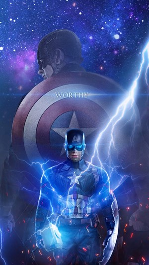 Captain America, Hammer, 4k