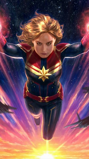 Captain Marvel in Space