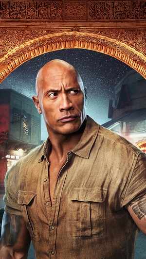 Dwayne Johnson as Smolder Bravestone from Jumanji The Next Level 4K