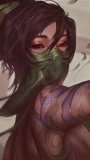Akali from LoL 4K