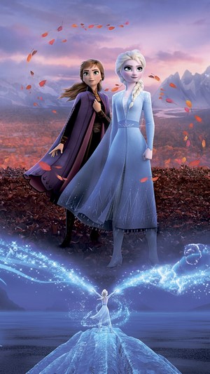 Frozen, 2, Elsa and Anna, Poster HD