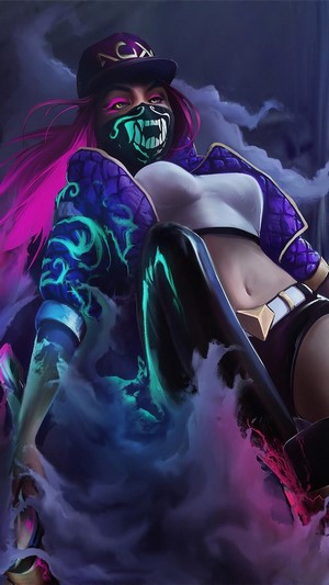 Akali from K/DA in 4K