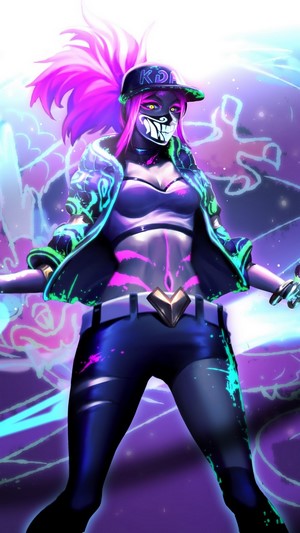Akali from K/DA in 4K