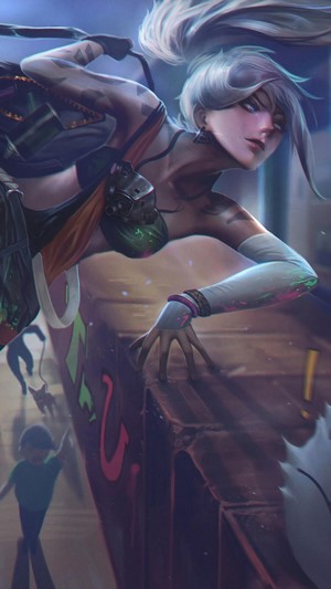 Akali from LoL 4K
