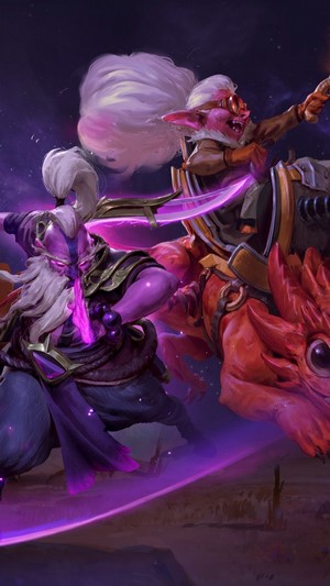 Void Spirit and Snapfire from Dota 2