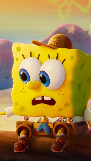 Kid, SpongeBob, Gary, SpongeBob Sponge on the Run, 4k