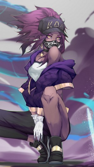 Akali from K/DA in 4K