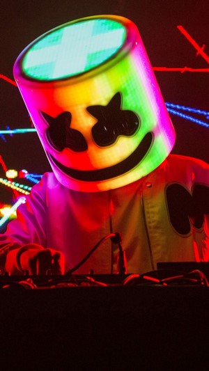 DJ, Marshmello, Live, 4k