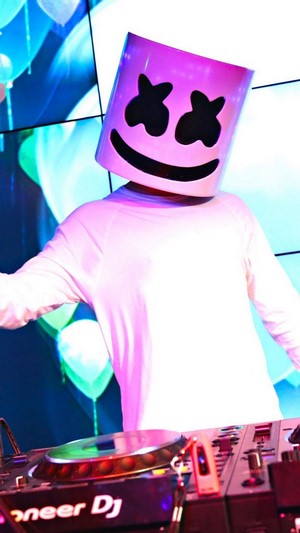 DJ, Marshmello, Live, 4k