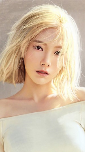 Taeyeon Blonde Art 4K