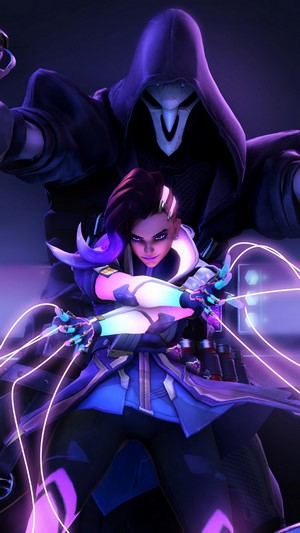 Sombra and Reaper from Overwatch 4K
