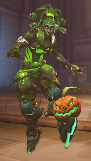 Lucio from Overwatch as Gorgon Halloween Skin