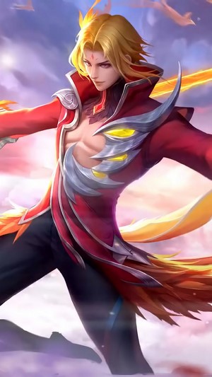 Ling, Fiery Dance, Skin, Mobile Legends, 4k