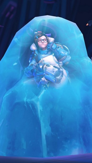 Mei from Overwatch 2 in ice