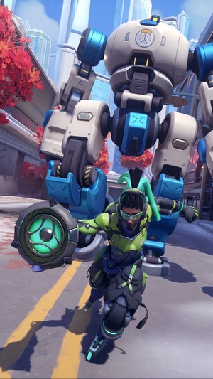Lucio from Overwatch 2 with Bastion