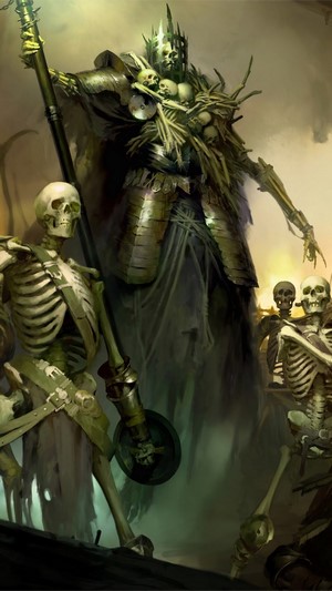 Skeleton King and army from Diablo 4 4K