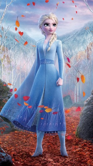 Elsa, Frozen 2, Poster, 4k HD Phone Wallpaper | Rare Gallery