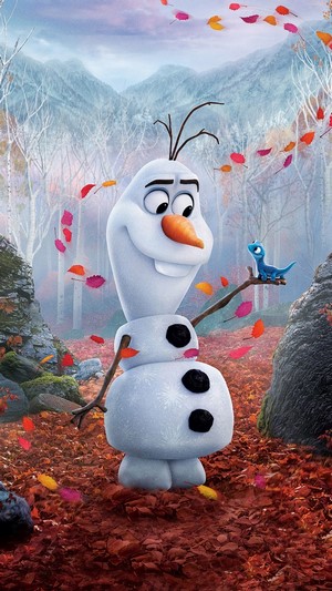 Olaf from Frozen 2 4K Poster