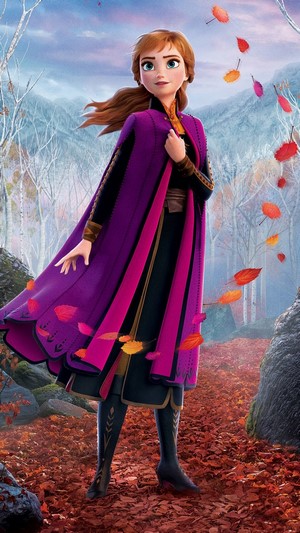 Anna, Frozen 2, Poster, 4k