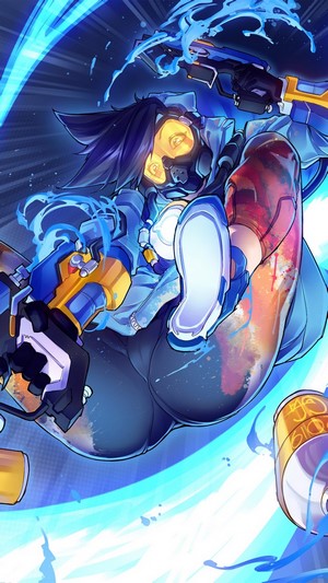 Tracer from Overwatch 4K