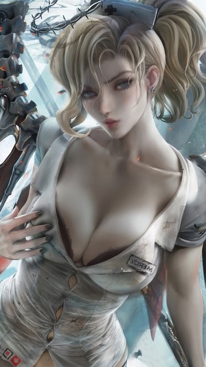 Mercy from Overwatch 4K