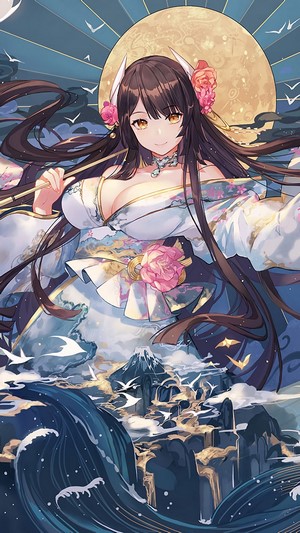 Azur Lane, Hiei, Anime Girl, 4k