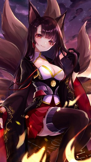 Azur Lane, Akagi, Anime Girl, 4k